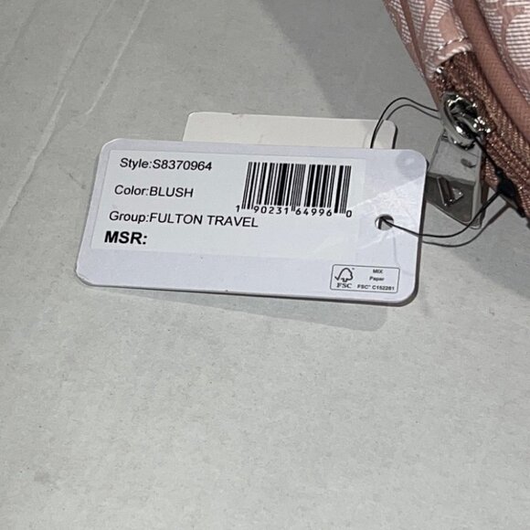 𝅺GUESS blush fulton travel cosmetic pouch - Picture 9 of 11